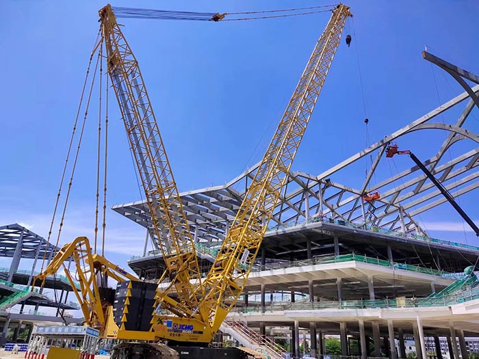 【全球之履】泉州站 XGC400-I——體育館建設(shè)大顯身手！