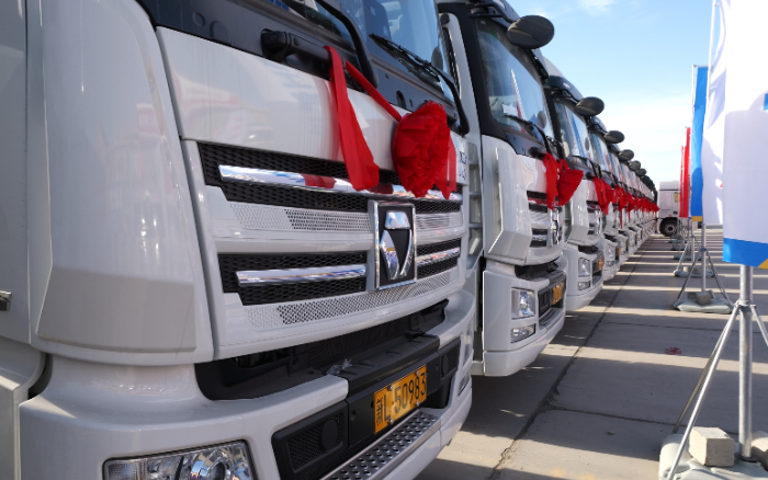 低碳先鋒！徐工天然氣牽引車批量交付西北客戶