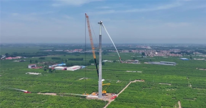 “全球第一吊”再臨燕趙！166米，XCA4000助力華北綠電