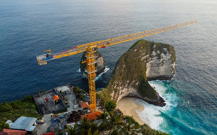 打卡“千島之國” “徐工金”助建東南亞第一高電梯