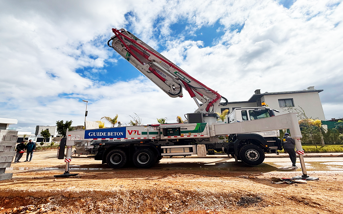 卓越性能|徐工XS43泵車助建摩洛哥！