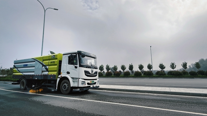 菏澤“迎賓大道”煥新進行時！來看徐工如何支招