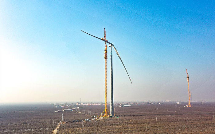 雙塔擎風(fēng)！XGL3300-220S助建華北平原400MW風(fēng)電項目
