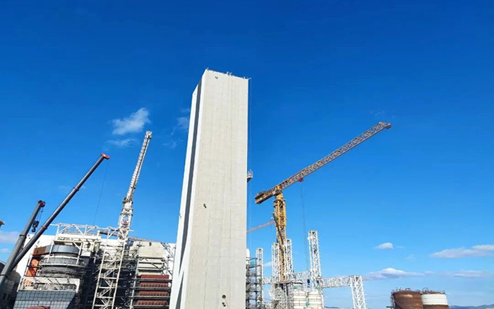 超大噸位！徐工塔機助力碳中和產(chǎn)業(yè)加速發(fā)展